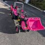Pink Tractor/Loader and Trailer Image 3