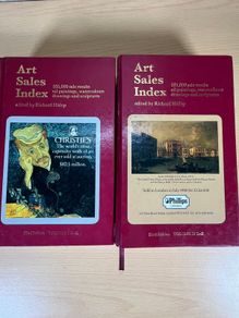 2 x 1989-90 Art Sales Index Books - Edited by Richard Hislop - Reference Set