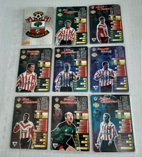 Southampton FC vintage football cards