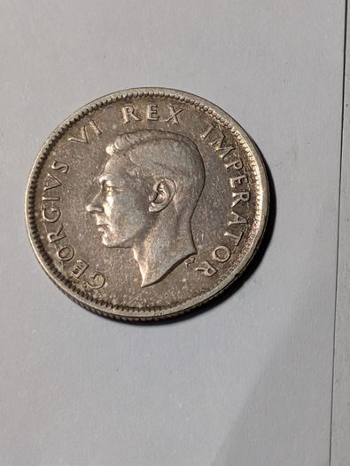 S.A. 1942 silver Shilling
