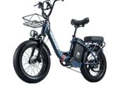 Burchda U8 Electric Bike - Blue