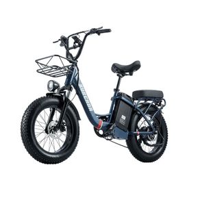 Burchda U8 Electric Bike - Blue