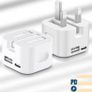 Original USB C Charger Plug UK PD 35W QC3.0 Power Block | Fast Wall Charger Dual Image 4