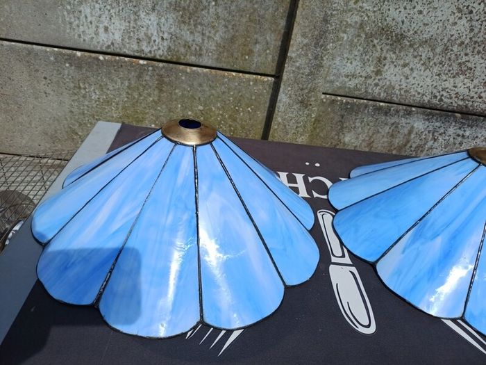 Vintage Stained Glass Ceiling Shades