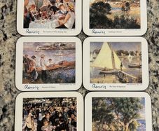 Jason Products Coasters Rectangular Renoir Set of 6