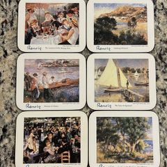 Jason Products Coasters Rectangular Renoir Set of 6