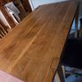 Solid Oak 6 Seater Table L 160cm x W 89cm x H 75cm Image 2