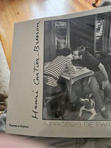 A Propos De Paris.  By Henri Cartier Bresson.  Large Volume Paperback In Good Condition.  See Photos For Same.