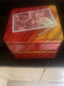Vintage 90's "Crawfords" Biscuit Tins x 2
