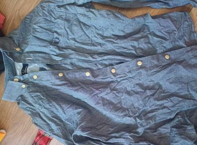 fred perry denim looking shirt