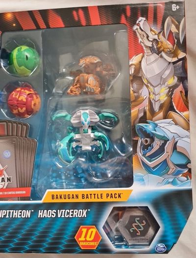 bakugan battle pack aurelus lupitheon - haos viserox brand new sealed