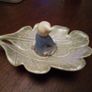 Shamrock Leprechaun on a Leaf Trinket Dish Image 2