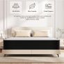Hybrid Firm King Size Mattresses 5FT for Back Pain 25cm Pocket Sprung 7-Zone Image 2