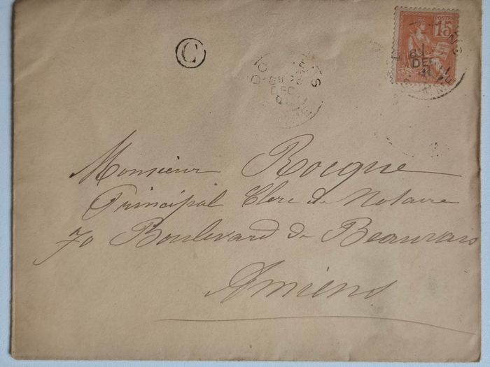 Antique Collection: 10 Vintage French Handwritten Letters Envelopes 1901-1910 Beautiful Calligraphy Paris Hotel History Ephemera Lot