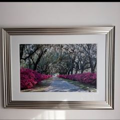 Glass framed picture