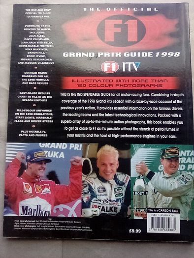 Two F1 Books: 1998 & 1999 guides