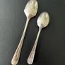 Antique/Vintage Sterling Silver teaspoons 925 Image 2