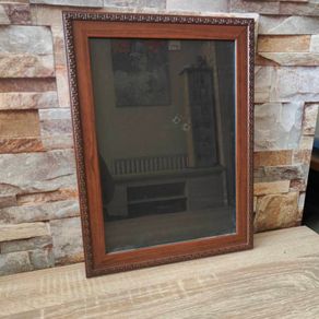 Large wooden picture frame