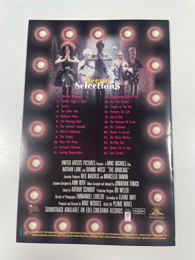 Dvd The birdcage robin Williams