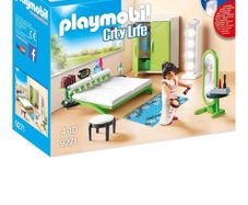 Playmobil Modern Bedroom Set 9271 with working light