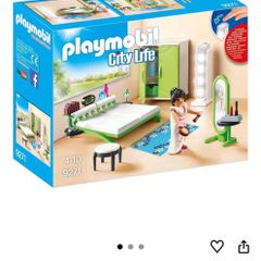 Playmobil Modern Bedroom Set 9271 with working light