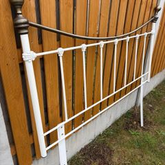 Vintage style wrought iron headboard