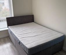 Double bed base and mattress