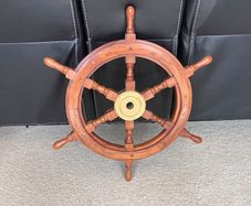 Nautical ship wheel