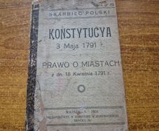 Uniqie Item. Antique 1916, Polish Constitution 1791