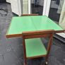 Trolley/folding Table model Vintage Teak Midcentury metamorphic table folding trolley Image 2