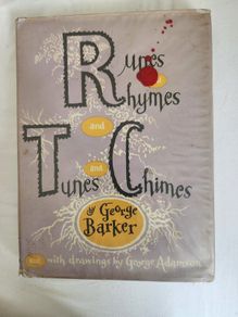 Runes And Rhyme And Tunes And Chimes By George Baker. Illustrated By George Adamson. First Edition Hardback With Dustjacket In Good Condition.
