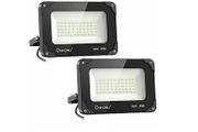 Onforu 2 Pack 50W LED Work / Flood Light Outdoor 5000lm LED Work Light IP66 Waterprof