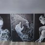 Canvas poster - Abstract Woman - 3 panels Image 5