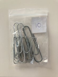 Stationery: Vintage paper clips x 10