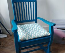 Solid wood rocking chair