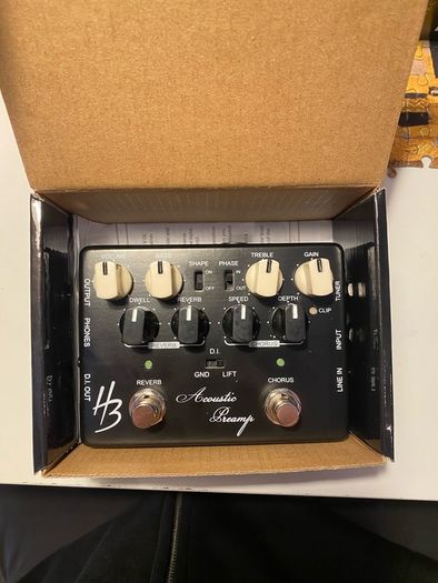 Harley Benton Acoustic Preamp Pedal