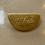 Coca Cola Brass Embossed Pub Gun Dispenser plaque Image 2