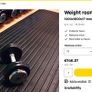 Weight room Matting (or Multi-Purpose) 120cm x 180 cm x 17 cm black (14 mats in stock ) Retail for 146.37 Image 4