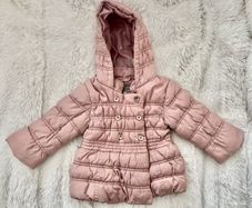 NEXT powder pink girls coat 6-9 mths