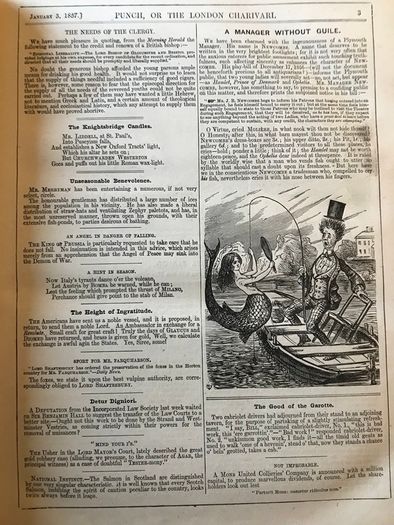 1857 - 1858 Antique Punch - New Library Series