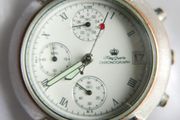 King Quartz Chronograph Watch Water Resistant New Battery