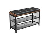 Shoe bench, upholstered bench