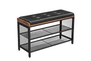 Shoe bench, upholstered bench