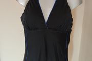 BNWT black Evans swimsuit size UK24 EU52cup C-D, DD-E Postage included
