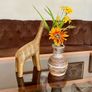 Vintage Hand Thrown Studio Bottle Vase MCM Scandinavian Modern in Style Image 9