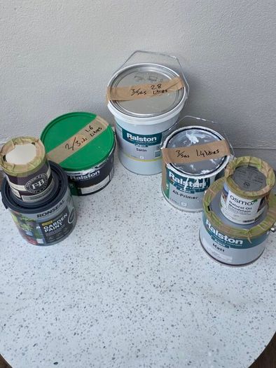 Paint - Ralston, Farrow & Ball, Osmo & Ronseal - New & Part Used
