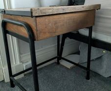 Bed side locker (old student desks)