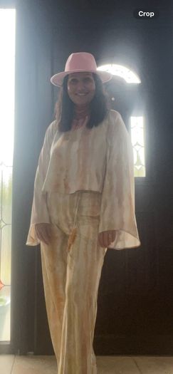 Marble trouser co ord