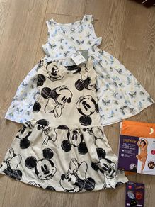 Girls dresses Halloween pyjamas and clips