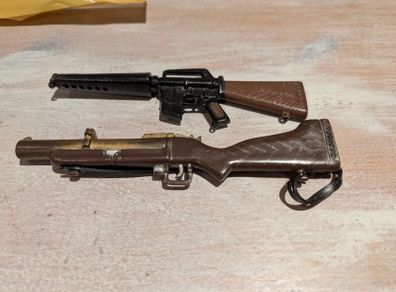 vintage Action Man Luger & m79 grenade launcher